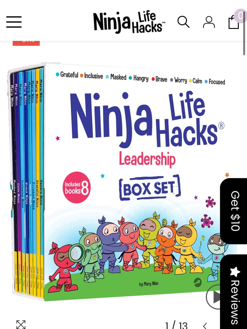 Ninja Life Hacks Leadership Box Set for Kids